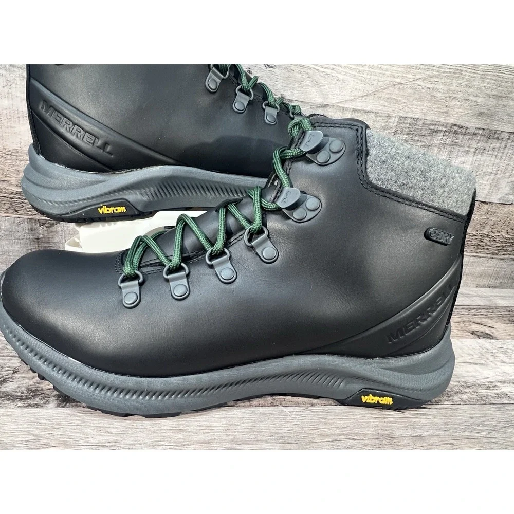 Merrell Ontario Thermo Mid Waterproof Boots J16937‎ Black Men Size 7